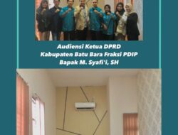 Audiensi IKAMBARA Yogyakarta disambut hangat oleh Ketua DPRD Kabupaten Batu Bara Bapak Syafii