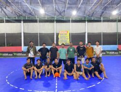 Pertandingan Futsal KKN kel 29 Dengan KKN kel 28 UIN SU